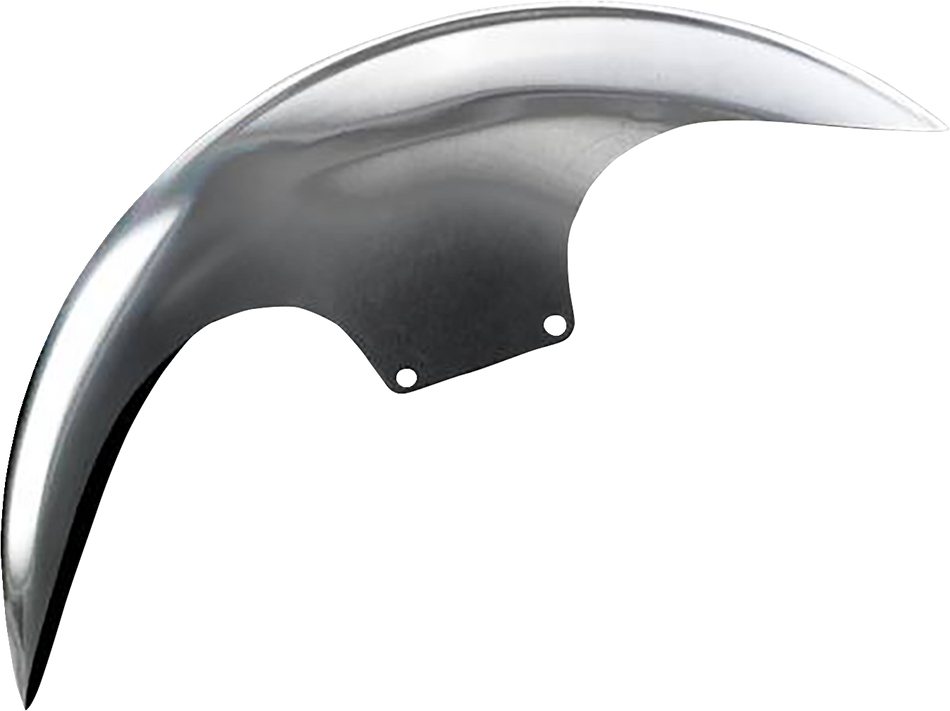 PAUL YAFFE BAGGER NATION Cafe Front Fender - 21" - Chrome Spacers PYO:CAFE-21-13E-C