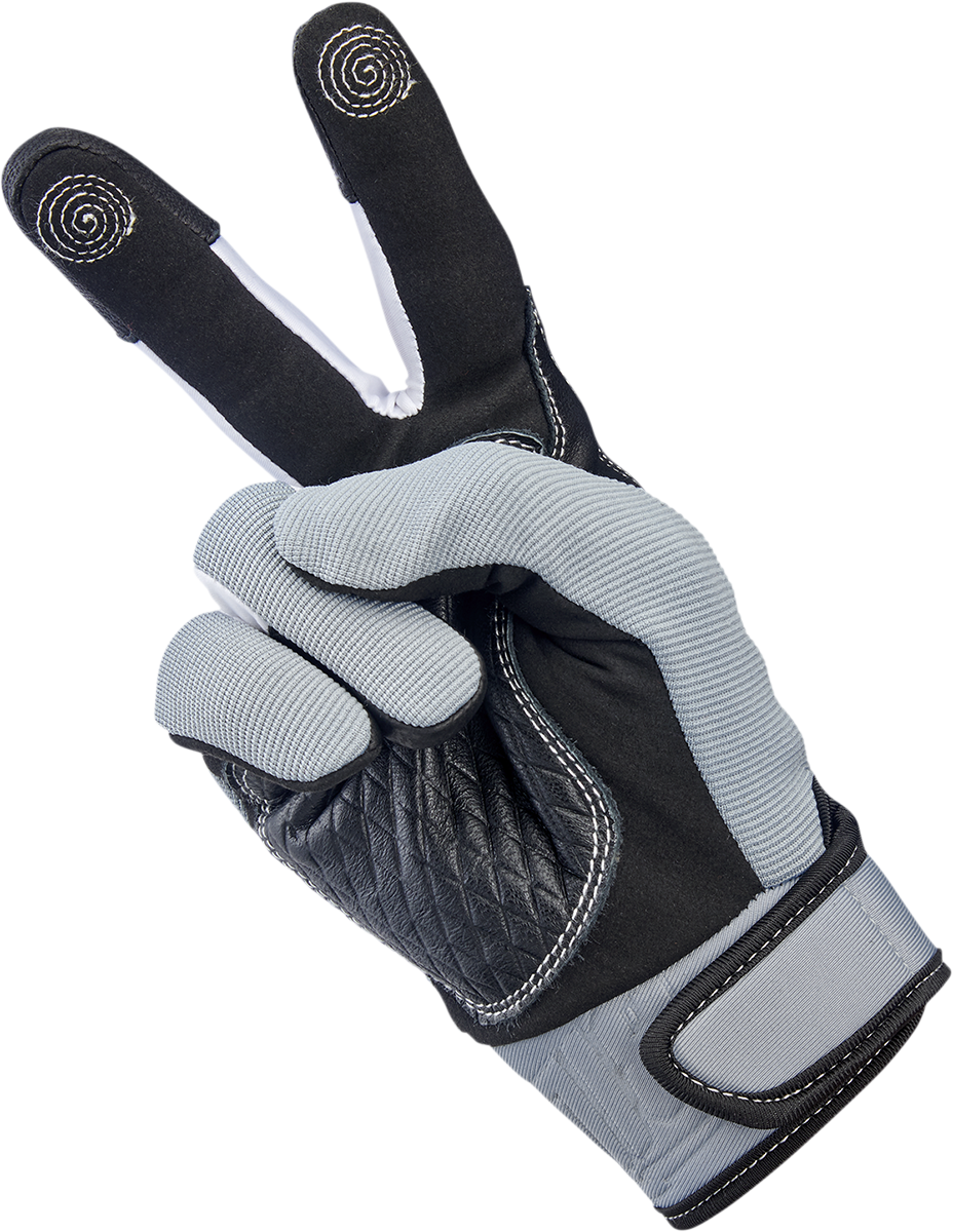 Guantes BILTWELL Baja - Gris - Mediano 1508-1101-303 