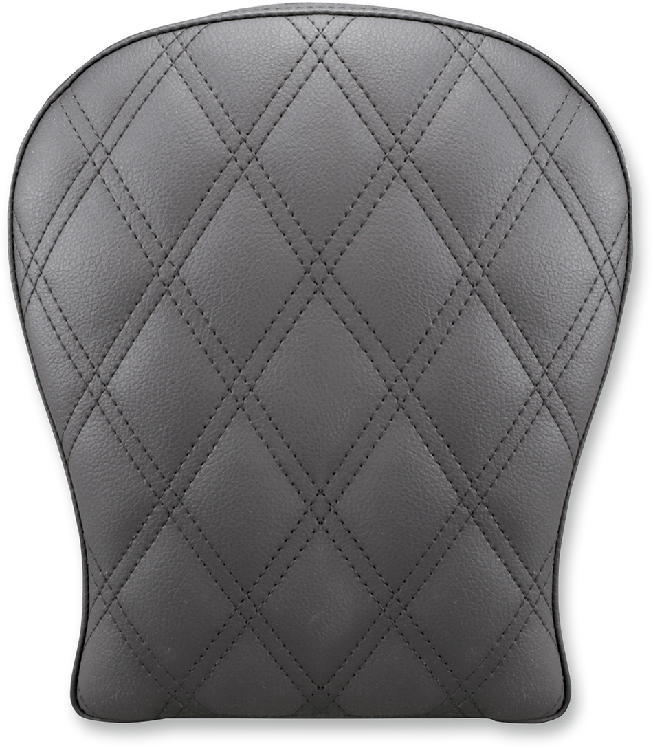 SADDLEMEN Detachable Pillion Pad - Lattice Stitched - Black SA1024