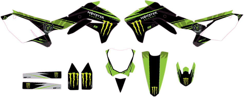 D'COR VISUALS Graphic Kit - Monster Energy 20-20-460