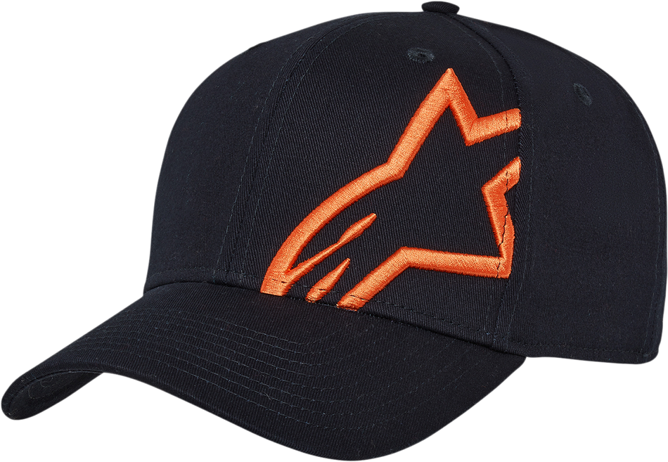 ALPINESTARS Corp Snap 2 Hat - Navy/Orange - One Size 1211810097032OS