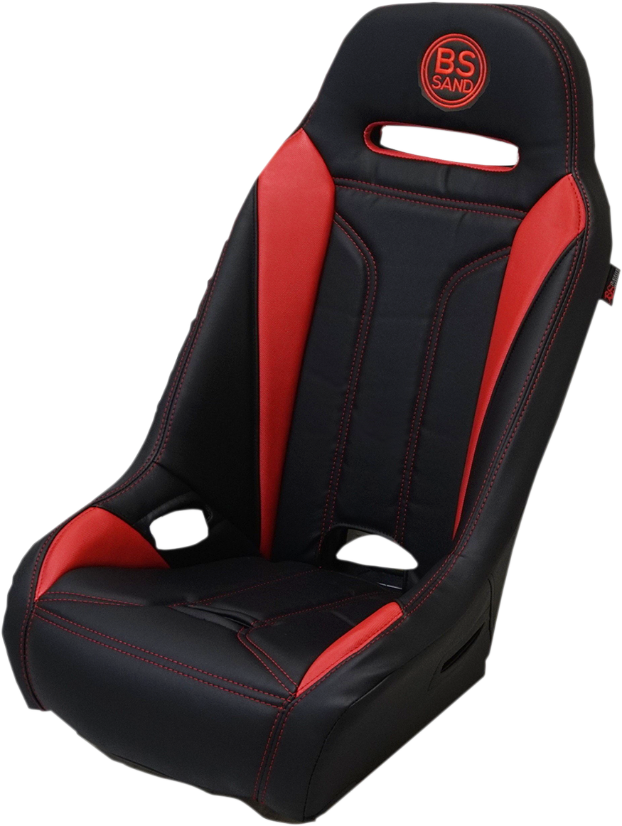 Asiento BS SAND Extreme - Doble T - Negro/Rojo EBURDDTKW 