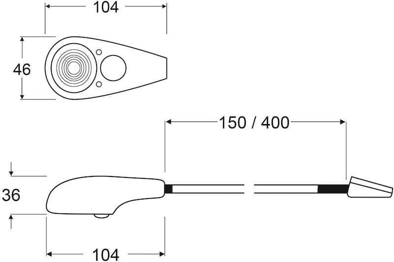 Hella Interiorlamp 400 Bic Md931V Black 2Ja LA343720622