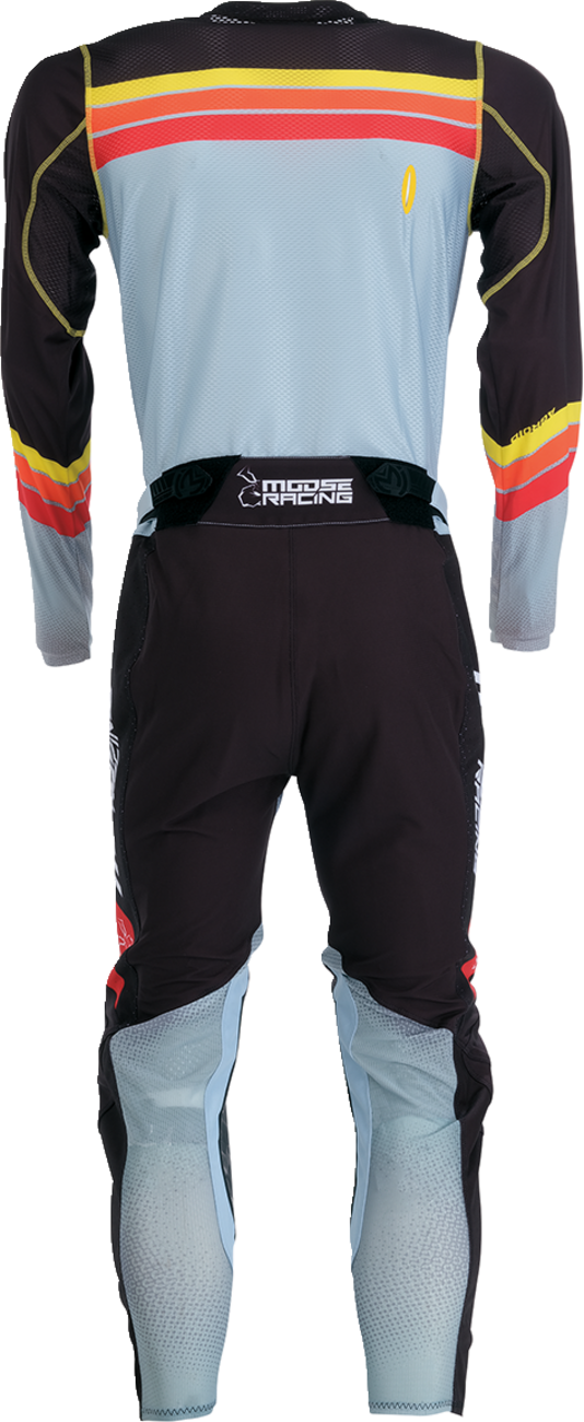 MOOSE RACING Agroid Jersey - Gray/Yellow - Large 2910-7514