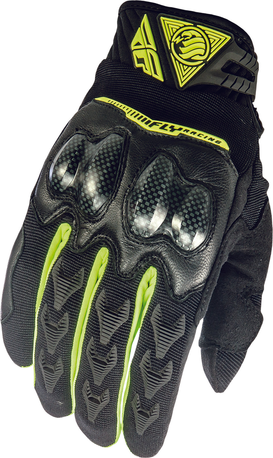 FLY RACING Patrol Xc Gloves Black/Hi-Vis Sz 12 369-06312