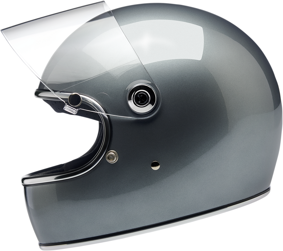 BILTWELL Gringo S Helmet - Metallic Sterling - XS 1003-340-101