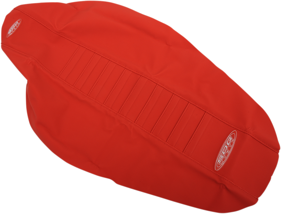 Funda de asiento plisada SDG - Parte superior roja/Lados rojos 96343RR 
