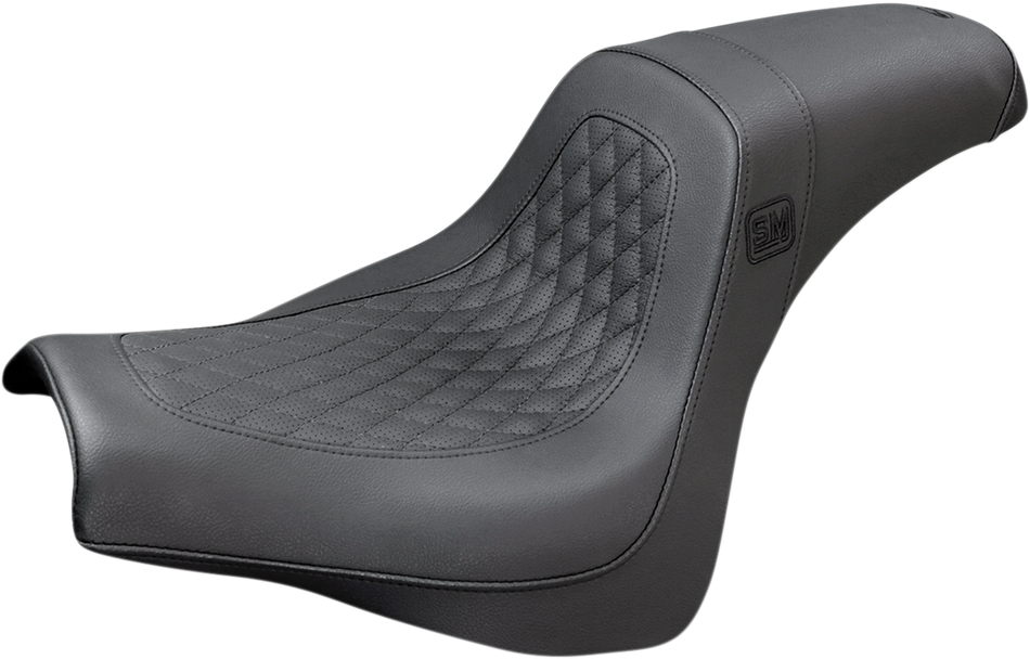 SADDLEMEN Speed Merchant Pro Series Seat - Black - Slim - FXFB '18-'22 SM81828DB