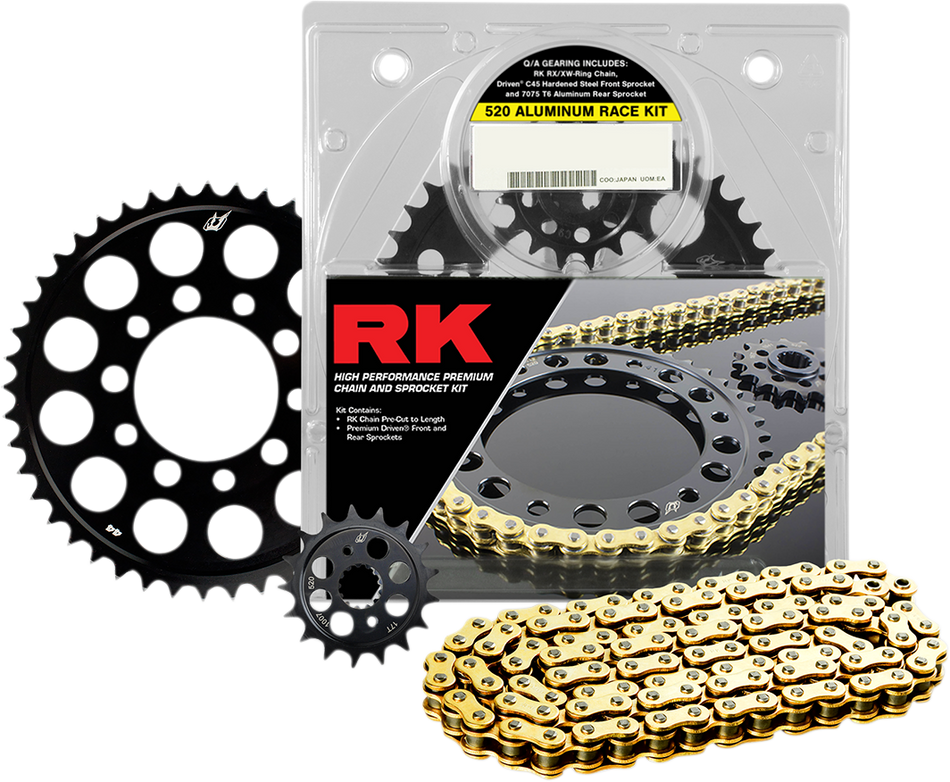 RK Aluminum Race Chain and Sprocket Kit - BMW S 1000RR - '12-'16 9101-128DG