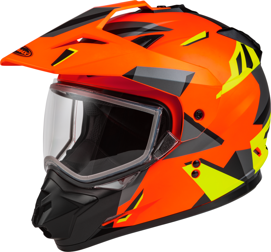 GMAX Gm-11s Ripcord Adventure Snow Helmet Matt Neon Org/Hi-Vis Xl A2114147