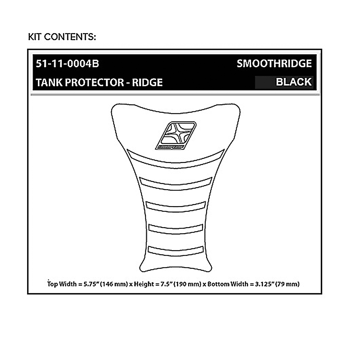 STOMPGRIP Universal-Traktionspad - Schwarz 51-01-2010B 