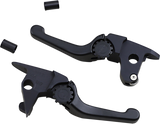 POWERSTANDS RACING Lever Set - Anthem - Shorty - Black 12-01664-22