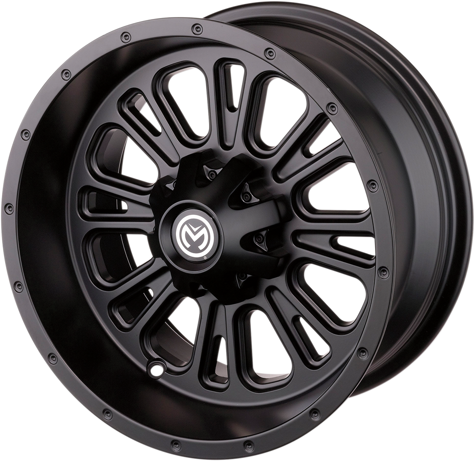 MOOSE UTILITY Wheel - 399X - Front - Black - 12x7 - 4/156 - 4+3 399MO127156MB4