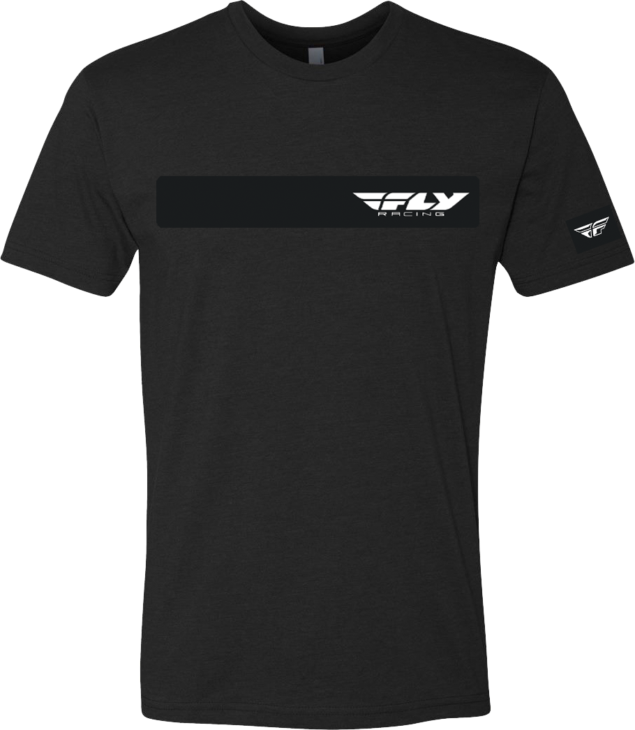 FLY RACING Fly Corporate Tee Black Sm 352-0010S
