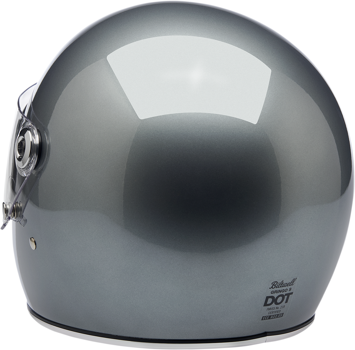 BILTWELL Gringo S Helmet - Metallic Sterling - XS 1003-340-101