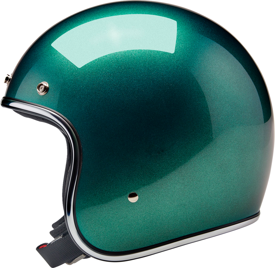 BILTWELL Bonanza Helmet - Metallic Catalina Green - Medium 1001-358-203