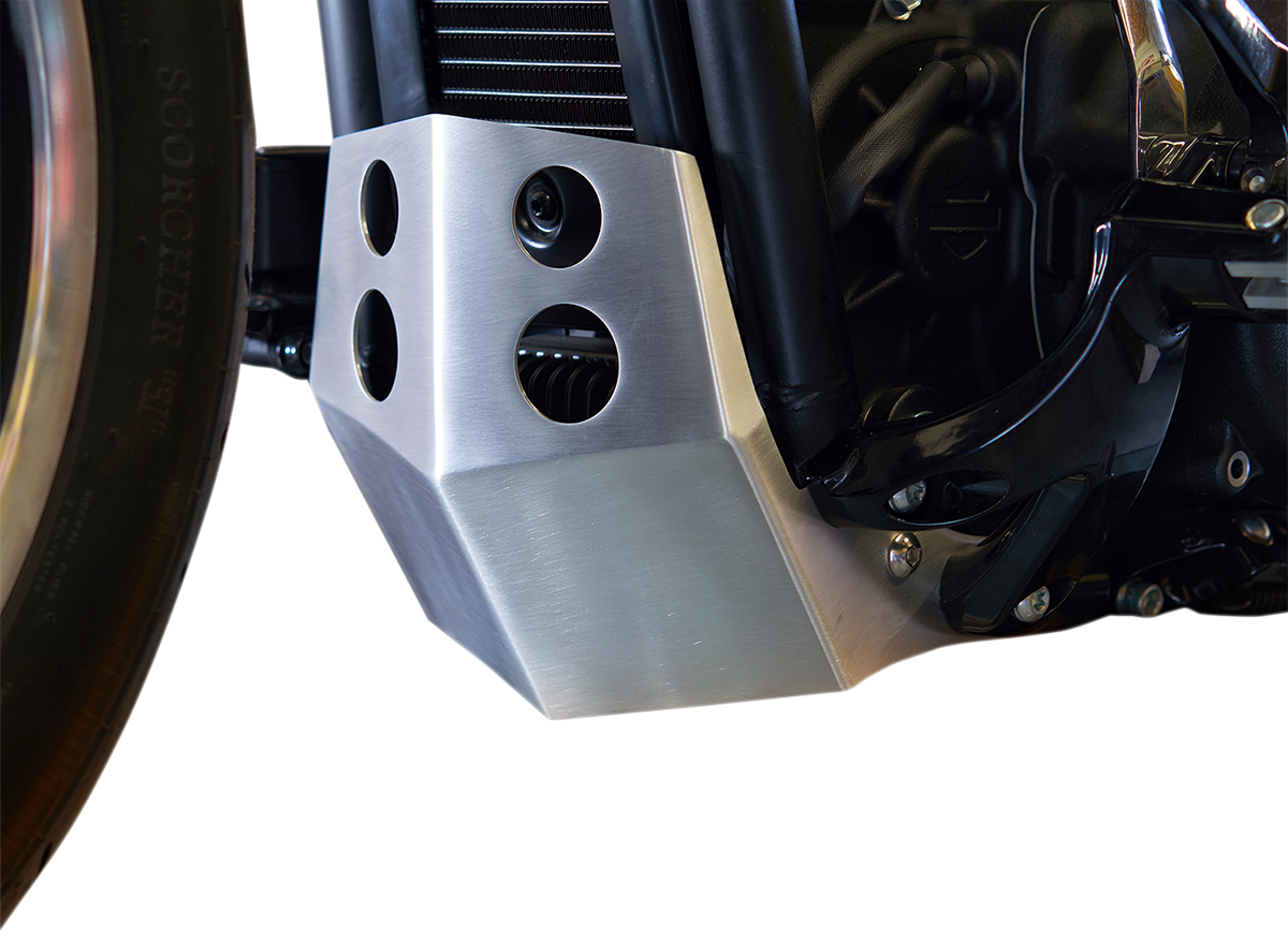 SPEED MERCHANT Skid Plate - Aluminum - Softail SM-STSPBR