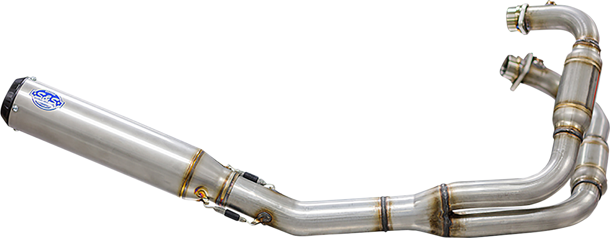 S&S CYCLE Qualifier 2:1 50 State Exhaust System - Stainless Steel Royal Enfield Interceptor 650 2019-2021 550-1029A