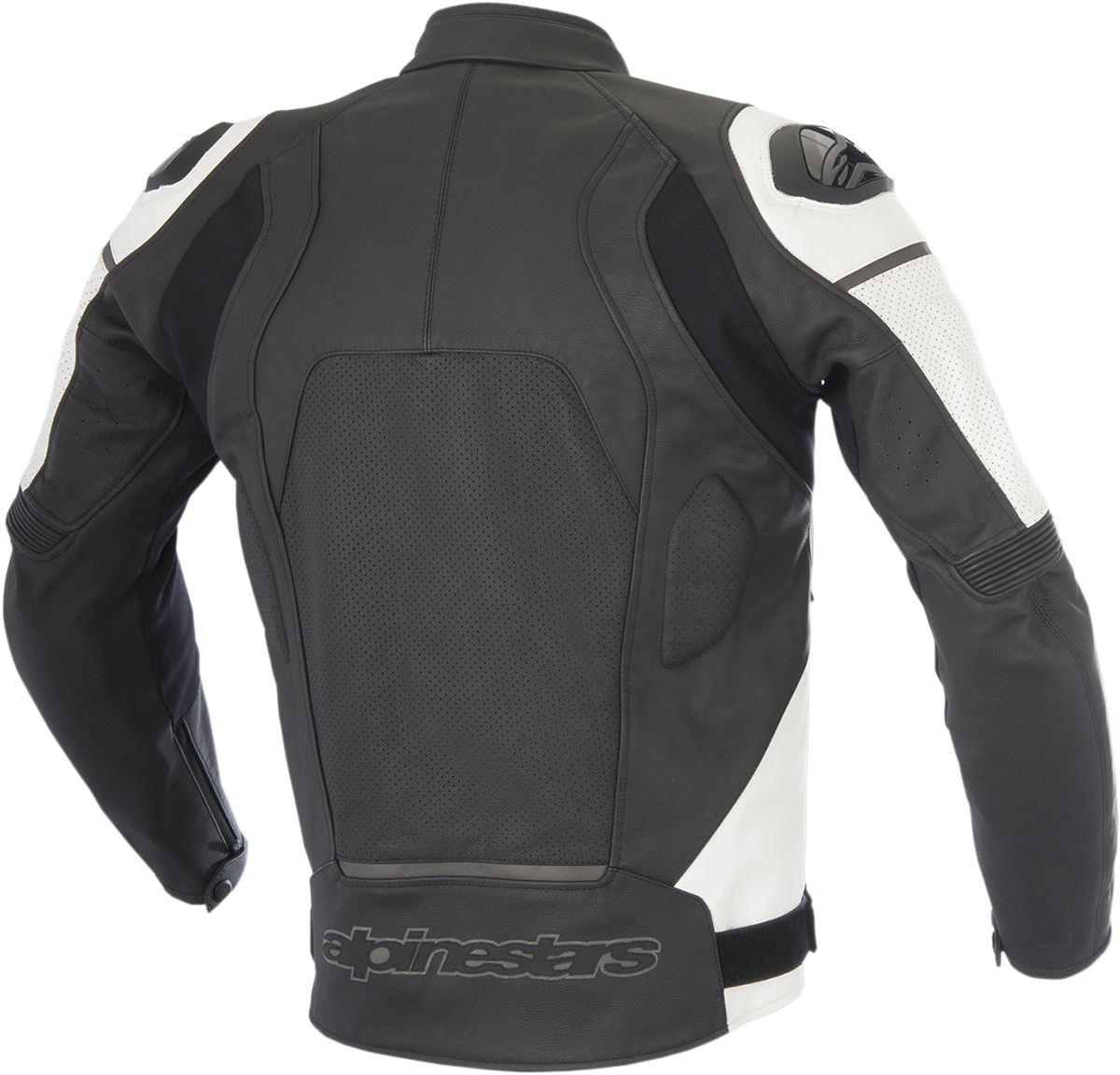 Chaqueta de cuero ALPINESTARS Core Airflow - Negro/Blanco - US 46 / EU 56 3101416-12-56 