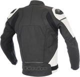 ALPINESTARS Core Airflow Lederjacke - Schwarz/Weiß - US 46 / EU 56 3101416-12-56