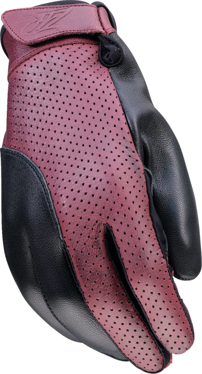 Z1R Women's Combiner Gloves - Black/Red - Medium 3302-0893