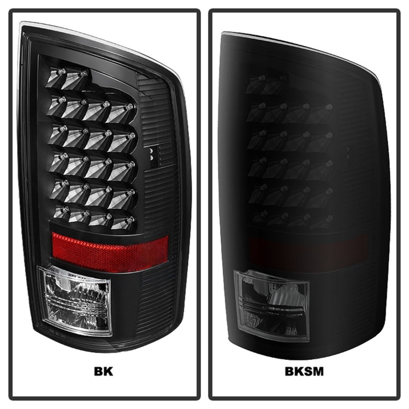 Xtune Dodge Ram 02-06 1500 / Ram 2500/3500 03-06 LED Tail Light Black Smoke ALT-JH-DR02-LED-BKSM 5077509