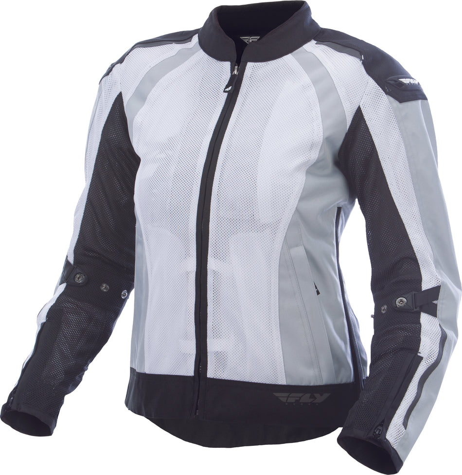 FLY RACING Women's Coolpro Mesh Jacket White/Black Lg 477-8056-4