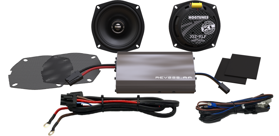 HOGTUNES XL Amplified Front Speakers Complete Kit - FLHX 225 SG KIT-XL