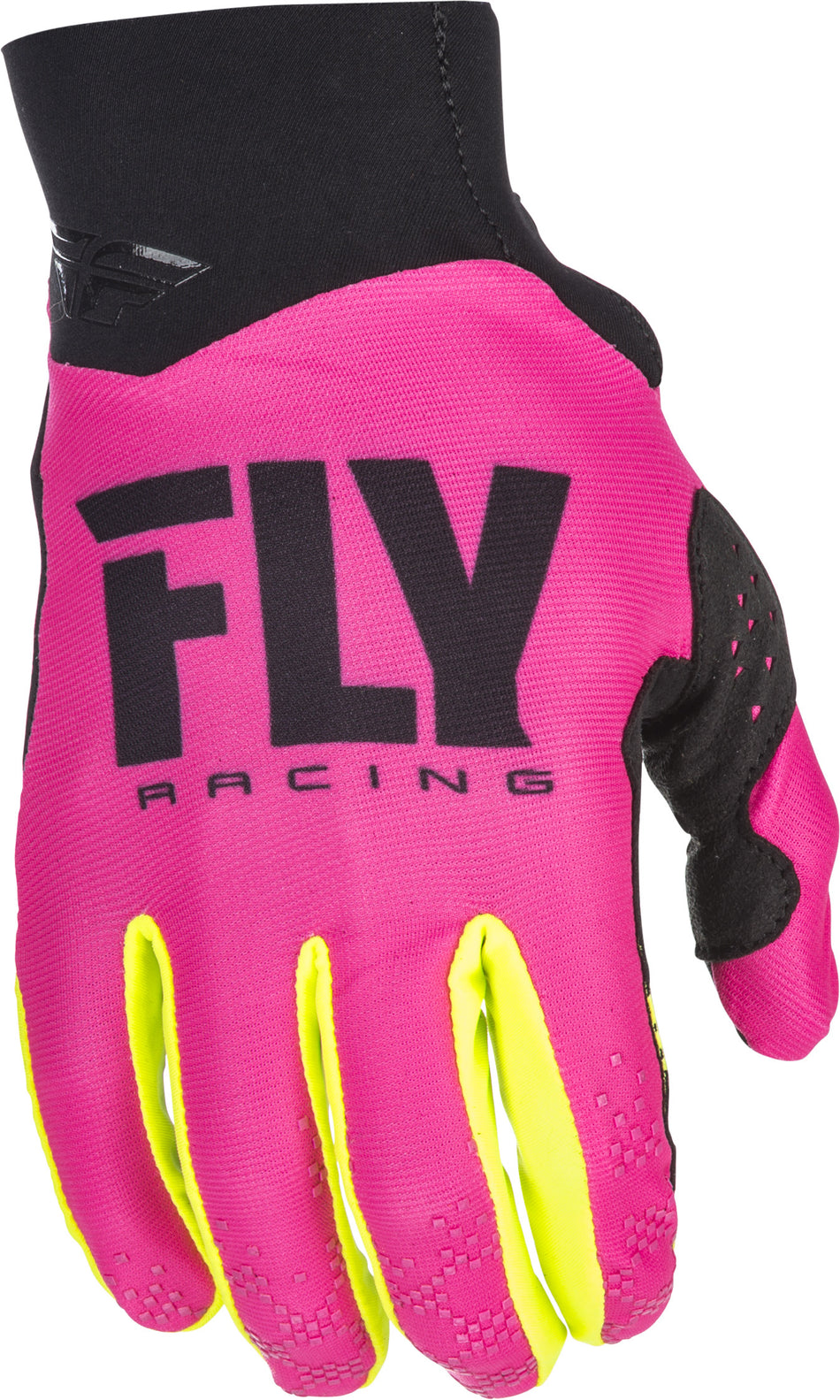 FLY RACING Pro Lite Gloves Neon Pink/Hi-Vis Sz 6 371-81706