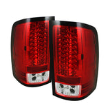 Spyder GMC Sierra 07-13 (Not 3500 Dually 4 Rear Wheels)LED Tail Lights Red Clear ALT-YD-GS07-LED-RC 5014955