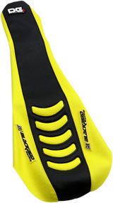 BLACKBIRD RACING Double Grip 3 Seat Cover - Black/Yellow - Suzuki 1325HUS