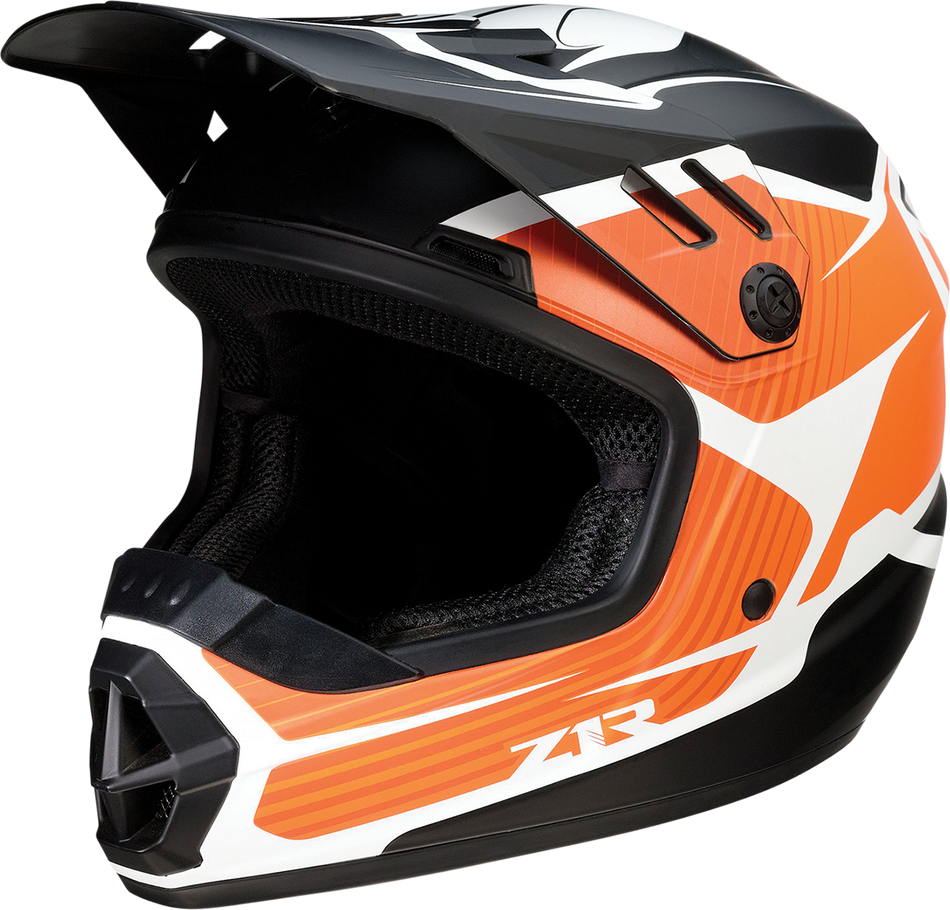 Z1R Youth Rise Helmet - Flame - Orange - Small 0111-1442