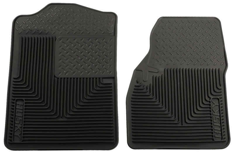 Husky Liners 94-01 Dodge Ram 1500/2500/3500/80-96 Ford Bronco Heavy Duty Black Front Floor Mats 51041