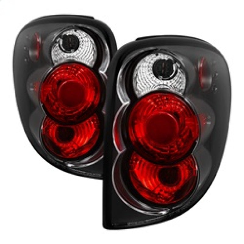 Spyder Dodge Caravan/Grand Caravan 01-07 Euro Style Tail Lights Black ALT-YD-DC01-BK 5002211