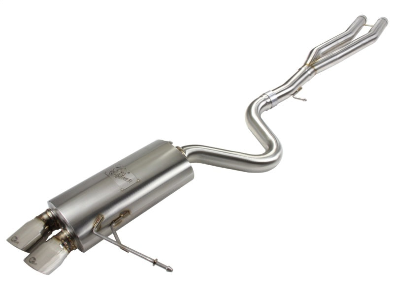 aFe MACHForce Exhaust Cat-Back SS-304 w/ Polished Tips 07-13 BMW 328i (E92/93) L6 3.0L Non-Turbo 49-36313