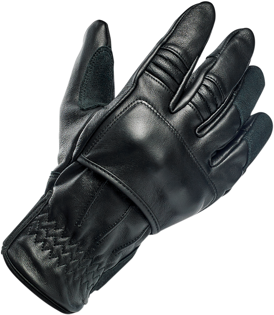 BILTWELL Belden Gloves - Black - Small 1505-0101-302