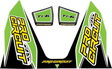 PRO CIRCUIT Ti-6 Decal - Green DC22TI6-GRN