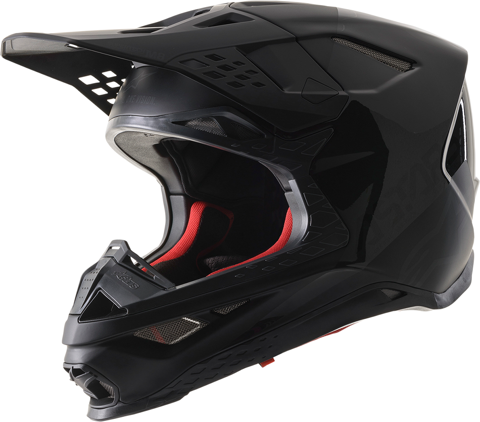 ALPINESTARS Supertech M8 Helmet - Echo - MIPS® - Black/Gray - Large 8302621-1146-LG