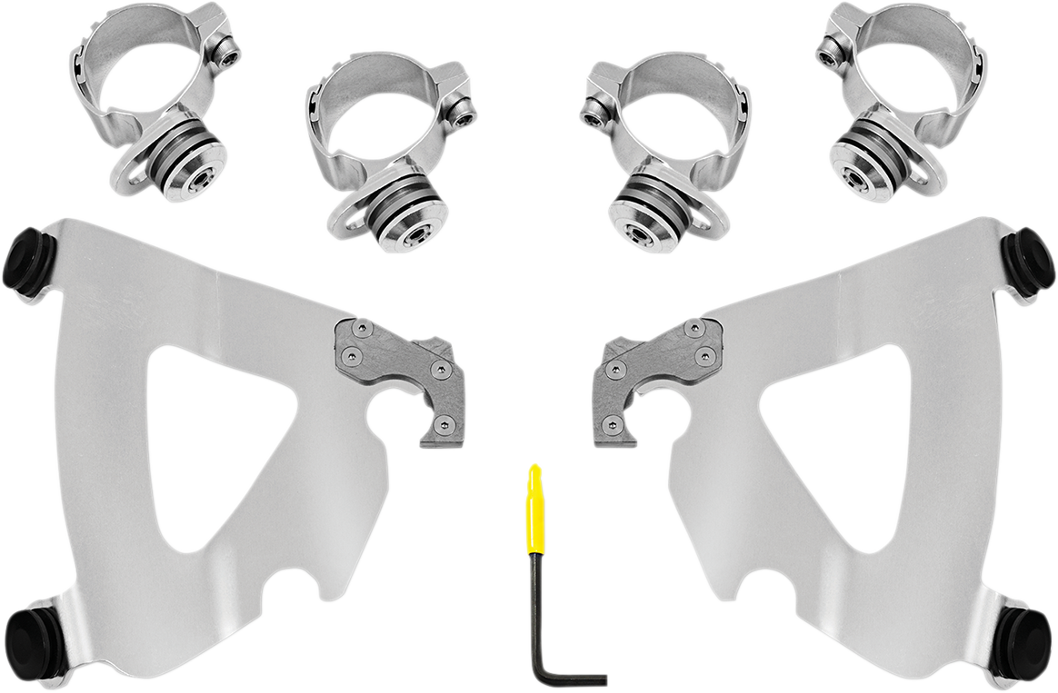 MEMPHIS SHADES Road Warrior Mounting Kit - Polished - FXD MEK2038