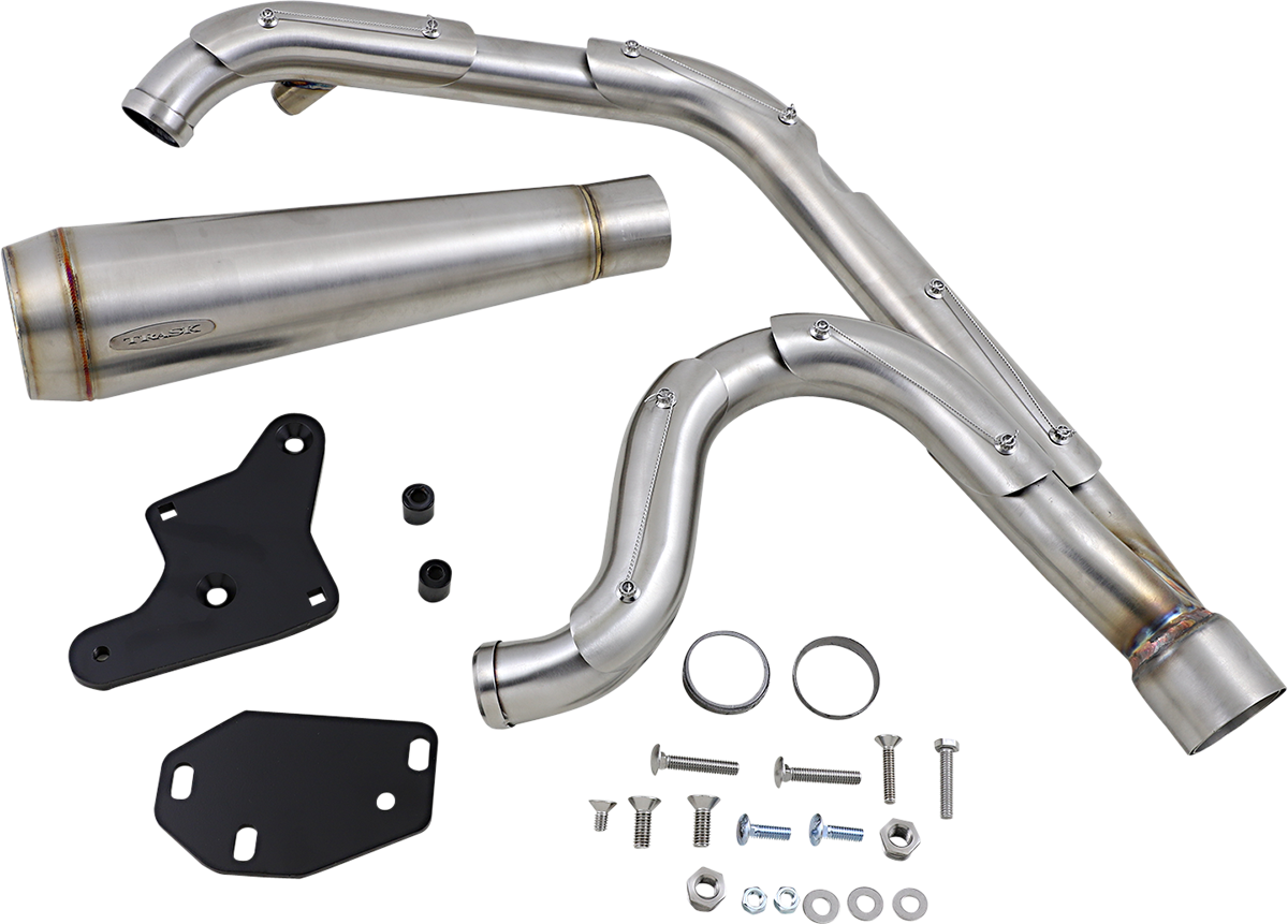 TRASK Assault 2:1 Exhaust - Stainless Softail  2018-2023 TM-5052