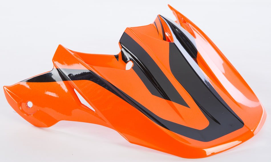FLY RACING F2 Carbon Pure Helmet Visor Cold Weather Orange/Black 73-4657