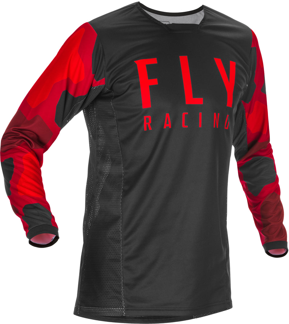 FLY RACING Kinetic K221 Jersey Red/Black Md 374-522M