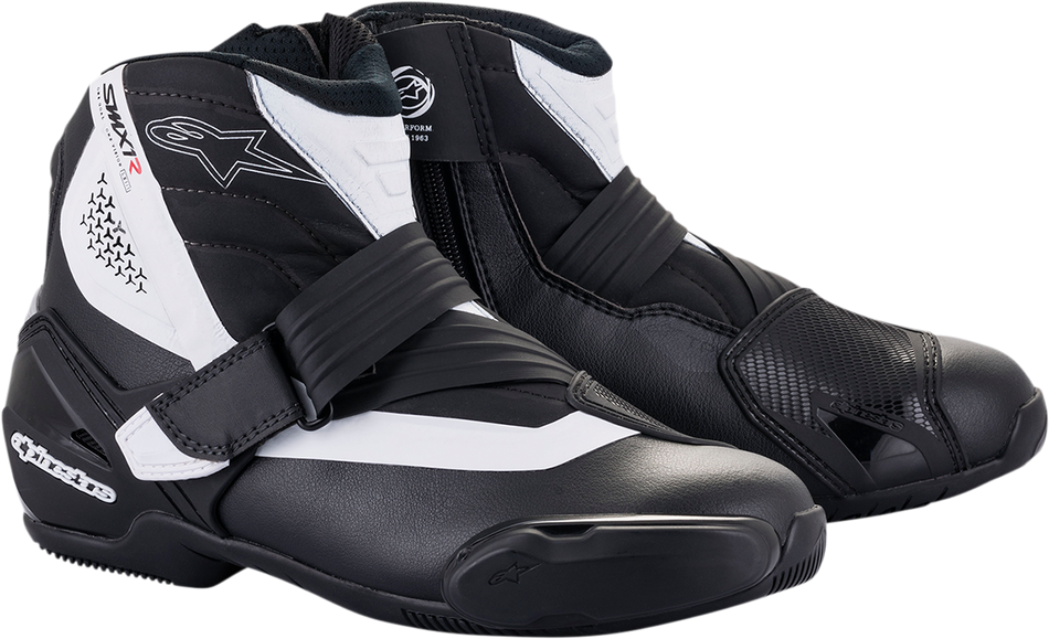 ALPINESTARS SMX-1 R v2 Boots - Black/White - US 12 / EU 47 2224521-12-47