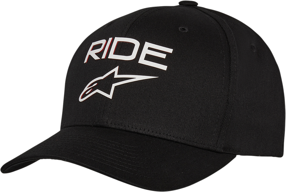 ALPINESTARS Ride Transfer Hat - Black/White - Large/XL 1211810101020LX