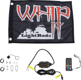 WHIPITLIGHTRODS 5' Light Rod Whip - Black SB-RGBR-151