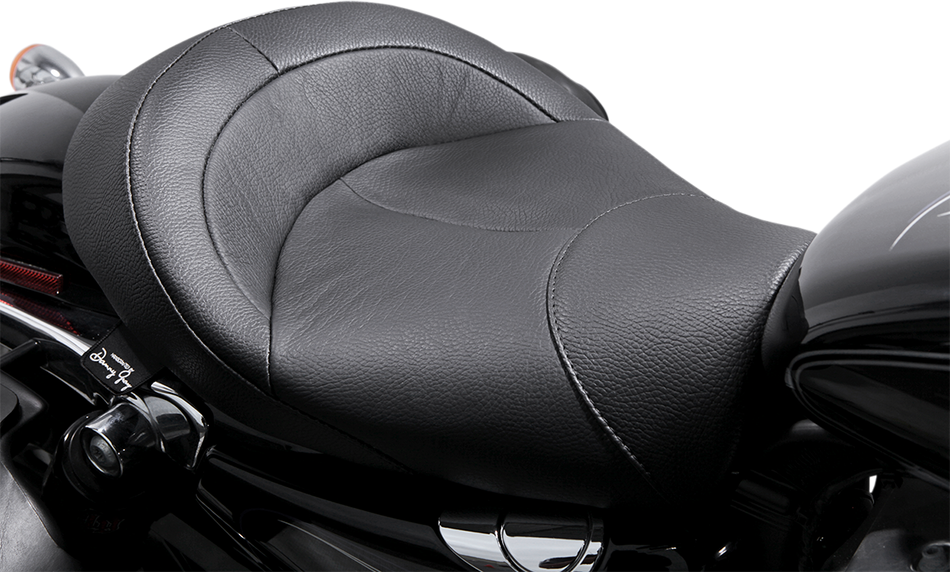 DANNY GRAY BigIST Solo Seat - Black Leather - XL '04-'20 FA-DGE-0274