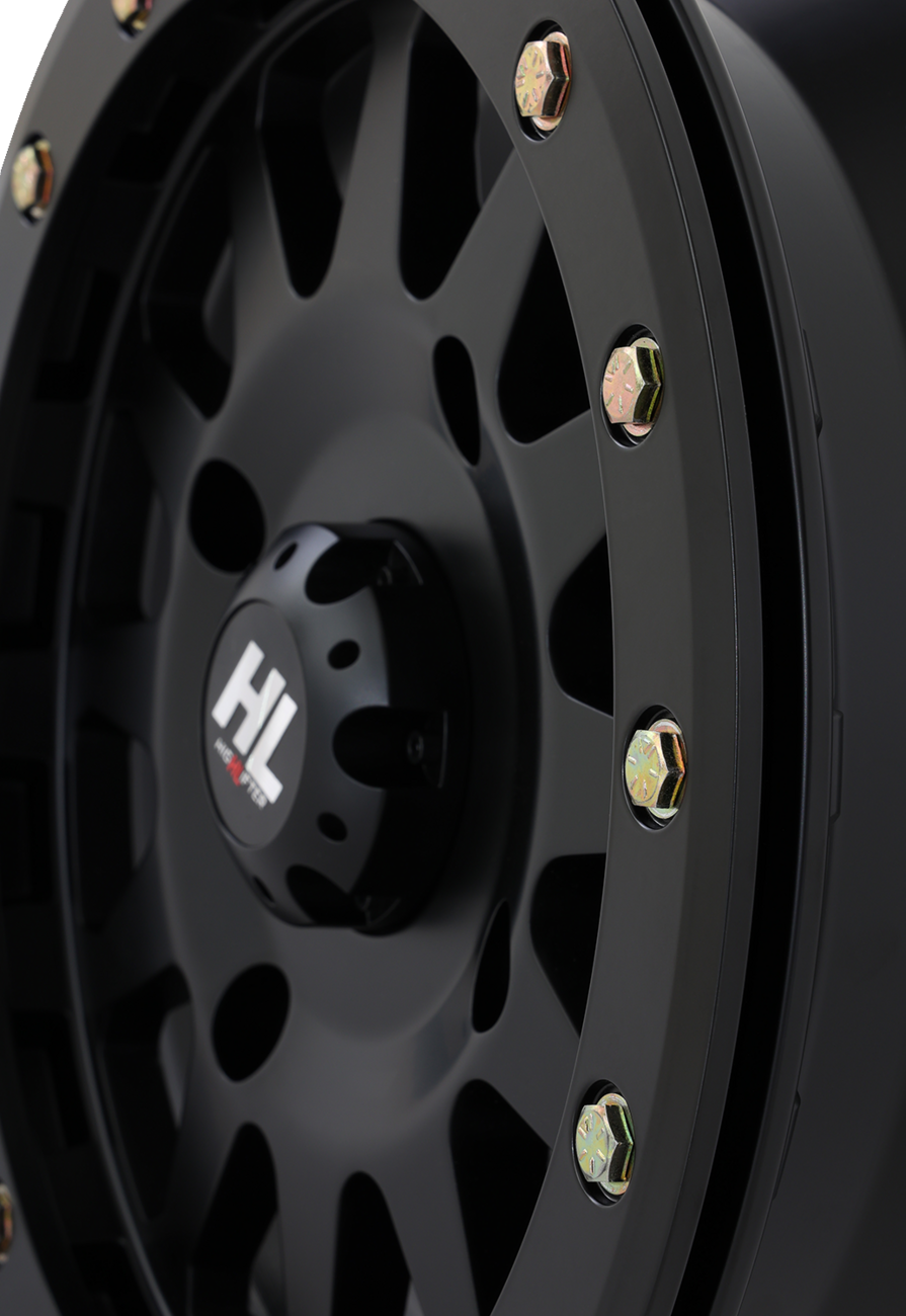 HIGH LIFTER Wheel - HLA1 Beadlock - Front/Rear - Matte Black - 15x7 - 5/4.5 - 5+2 (+40 mm) 15HLA1-1445