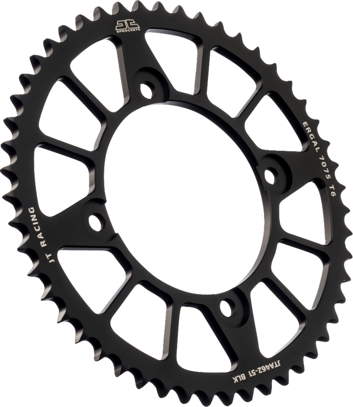 JT SPROCKETS Rear Sprocket - Kawasaki - Black - 51 Tooth JTA462.51BLK