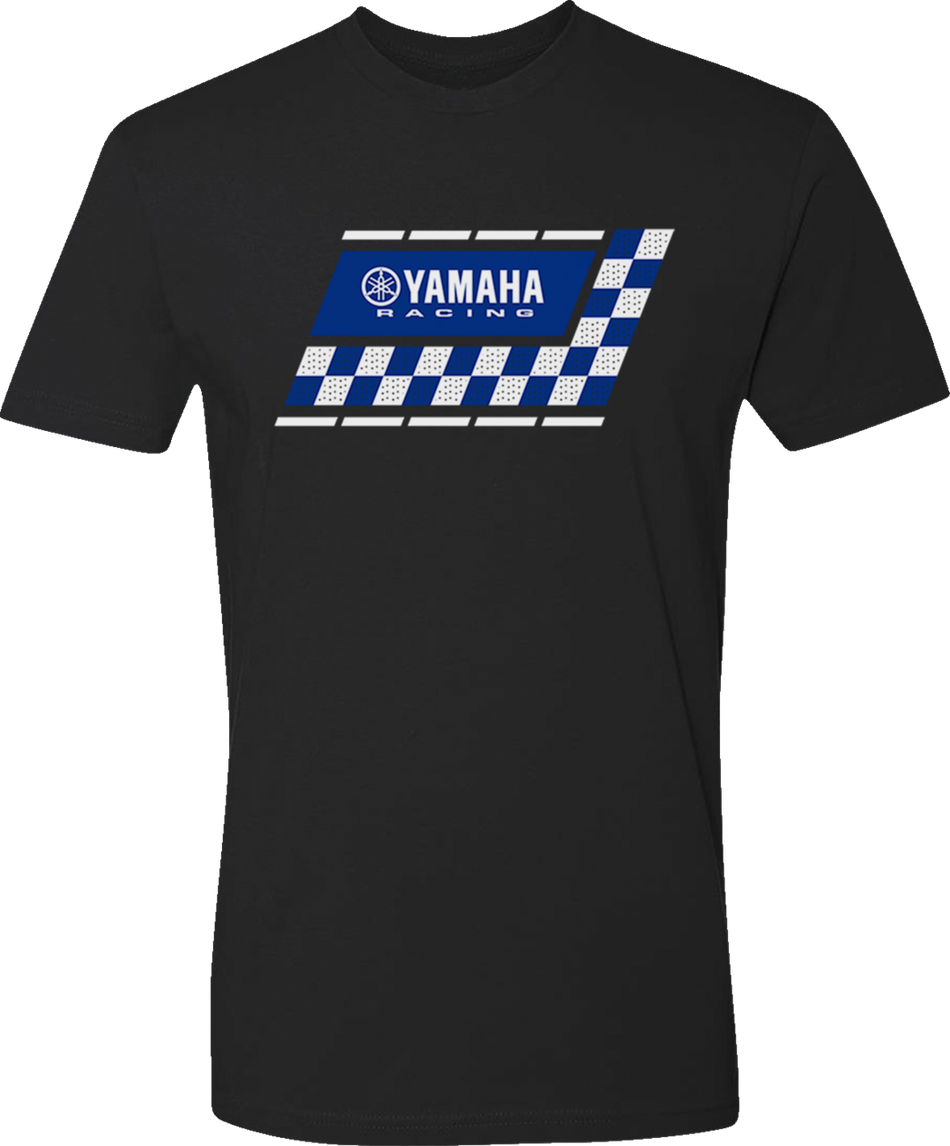 YAMAHA APPAREL Yamaha Racing Check T-Shirt - Black - XL NP21S-M3108-XL