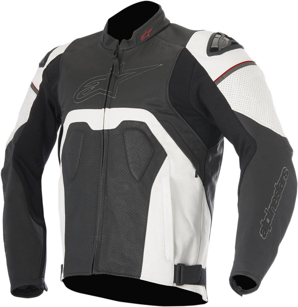 ALPINESTARS Core Airflow Leather Jacket - Black/White - US 46 / EU 58 3101416-12-58